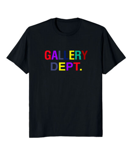 Colored Letters Gallery Dept Tshirt
