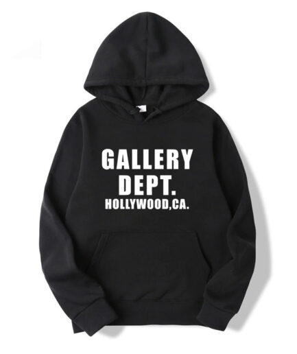 Gallery Dept White Print Hollywood CA Hoodie